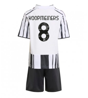 Juventus Teun Koopmeiners #8 Hjemmebanetrøje Børn 2025-26 Kortærmet (+ Korte bukser)